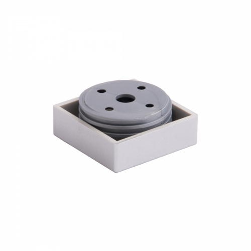 Опора меб. пласт. B-06 h18 регул. металлик AKS_1