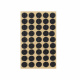 Подкладка самоприлипающая фетровая прорезиненная d15мм (1упак.=45шт), черная, Folmag_preview_1