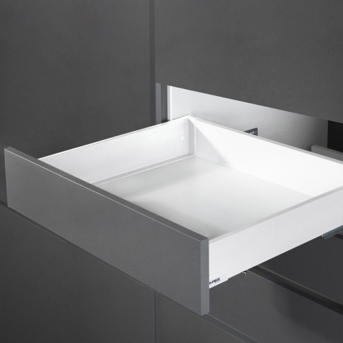 Система ящиков Slimbox Evolution L-300 H=84 белый PUSH TO OPEN ДСП16мм_5