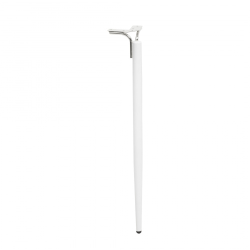 Опора меб. DIANA h725, белый матовый/хром (1 упак. = 4 шт.) AKS_3