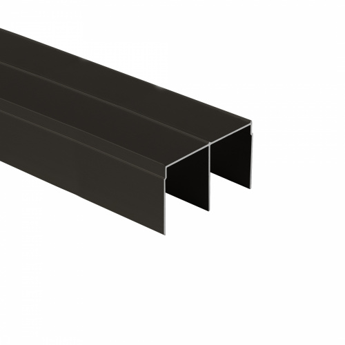 Профиль алюминиевый SENATOR коньяк направляющая верхн. L-6000 мм АЛЮТЕХ_1