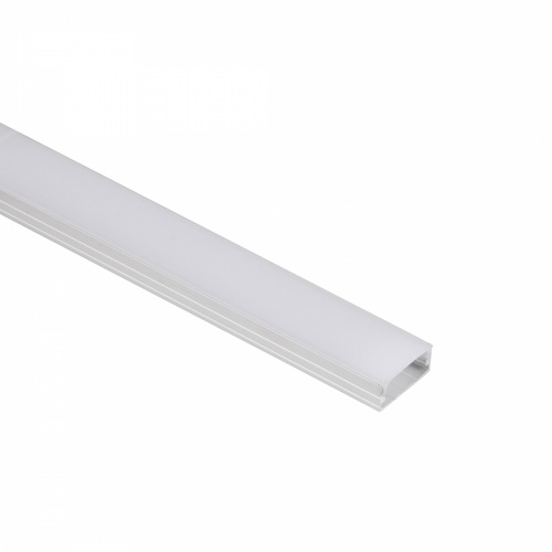 Профиль алюминиевый накладной SIRIUS-1407S с экраном, цвет алюминий, 2м, AKS_1