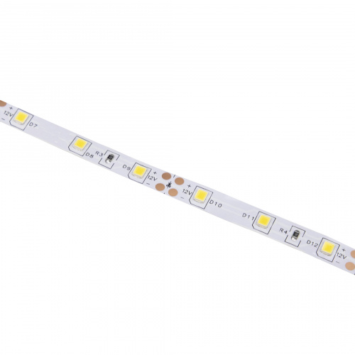 Лента светодиодная - 4,8W/m, 12V, 8мм, 2835, 60 д/м, IP20, теплый белый (3000K) - 5м, AKS_3