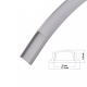 Профиль алюминиевый AKS Slim гибкий (3 м.) накладной, цвет алюминий_preview_1