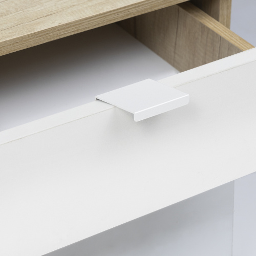 Ручка меб. накладная алюм. INSIDE 32/50 белый матовый, AKS_5