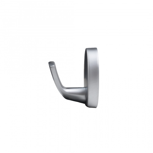 Крючок меб. однорожковый мет. QUEEN хром матовый AKS_3