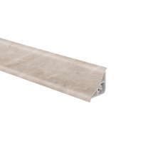 Плинтус ПВХ для столешницы мрамор бежевый светлый (M 016) AKS (1шт=3м.п.) фотография