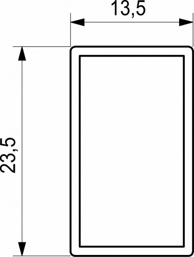 Передний поперечный рейлинг внутреннего ящика Slimbox AKS L-1100 графит_2