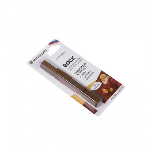 Воск мебельный коричневый мягкий (набор 4 шт) Мастер Сити (со шпателем)_2