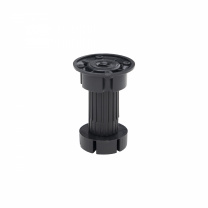 Опора кухонная пласт. h100 трехсоставная под короткий саморез, черный (1 уп. = 250 шт.) РБ фотография