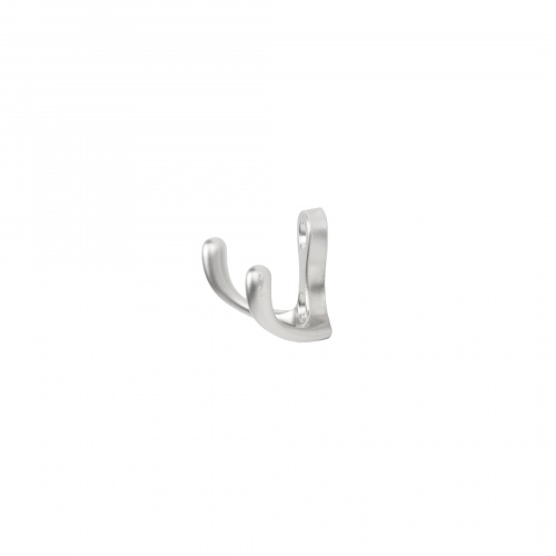 Крючок меб. двухрожковый мет. WP19 хром матовый GRIDLI_3