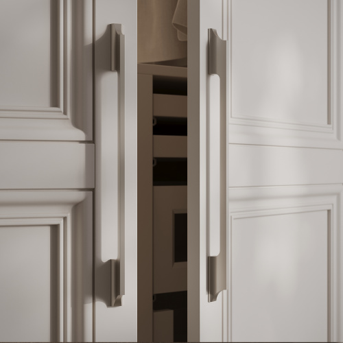 Ручка меб. скоба алюм. DREAM 96/136 никель матовый, AKS_7