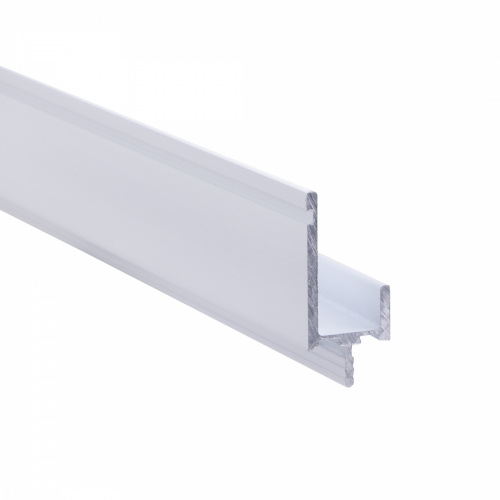 Ручка-профиль алюм. врезная L-образная, 4м, белый AKS_1