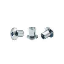 Гайка Ericson М8*16*20, полукруглая головка, белый цинк (уп/1тыс.шт) фотография