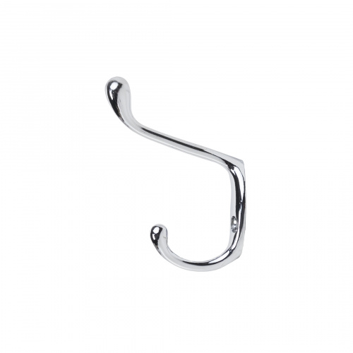 Крючок меб. двухрожковый мет. VIOL хром AKS_3