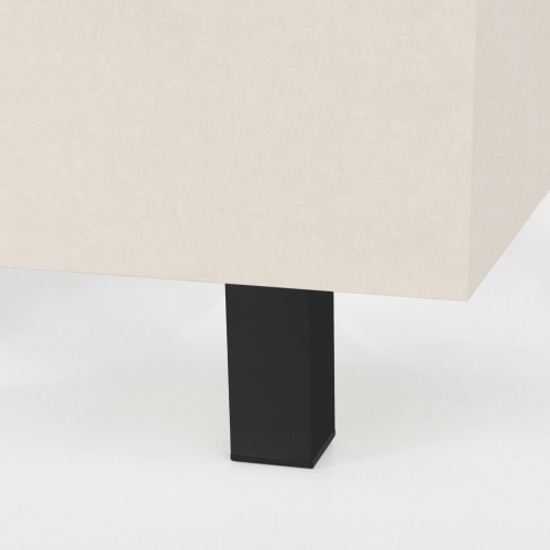 Опора меб. алюм. DAKP-27 h100 с регул. черный AKS_3