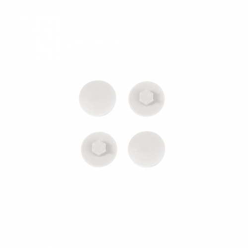 Заглушка пластик к конфирматам белый (2) (1000 шт) РП_1