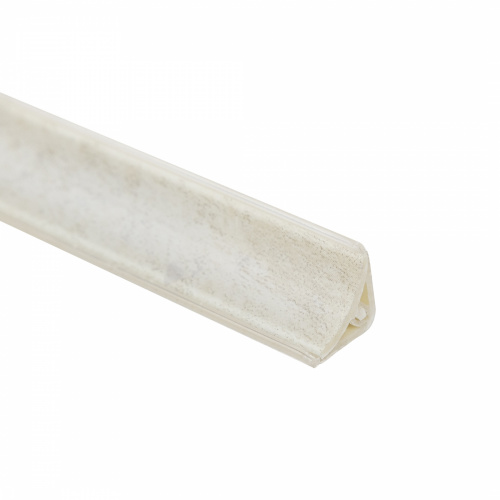 Плинтус ПВХ для столешницы королевский опал светлый узкий (S 023) AKS (1шт=3м.п.)_1