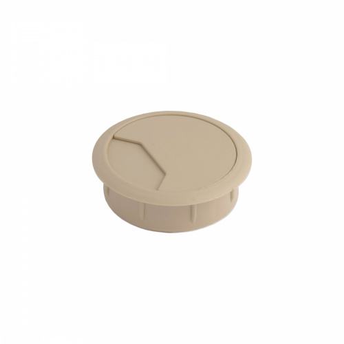 Пропуск кабельный пластик D60мм беж-клён (6027) LEBA_1