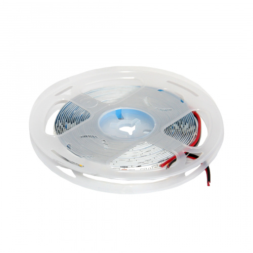 Лента светодиодная - 9,6W/m, 12V, 8мм, 2835, 120 д/м, IP20, теплый белый (3000K), CRI>70, 800 Lm, 5м, CZ_1