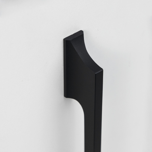 Ручка меб. скоба алюм. DREAM 96/136 черный матовый, AKS_6