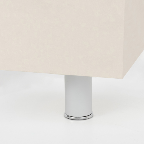 Опора меб. алюм. D-867 h100 мат.хром AKS_3