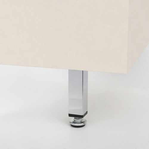 Опора меб. мет. D-737-3 h100 с регул. хром AKS_3