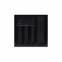 Лоток для столовых приборов 500 LINER 435*430, черный AKS Лоток для столовых приборов 500 LINER 435*430, черный AKS