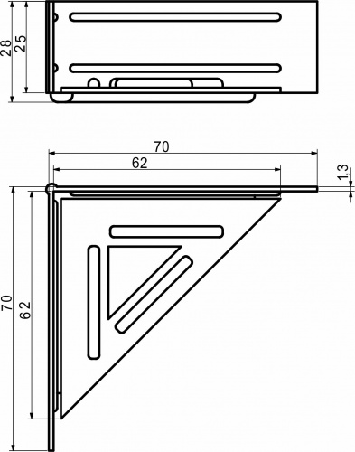 Уголок упаковочный пластиковый 28*70 (БП,127,000)_2