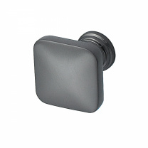 Ручка меб. кнопка мет. KNOPA графит, AKS Ручка меб. кнопка мет. KNOPA графит, AKS