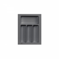 Лоток для столовых приборов 400 LINER 320*430, графит AKS фотография