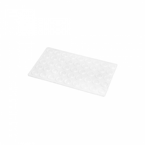 Отбойник силиконовый d8 h=3 AKS (лист = 50 шт.) прозрачный_1