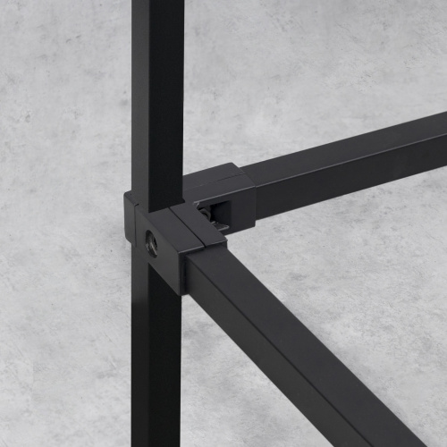 Труба квадр. L-3000 25*25 (1,4кг/1,0мм) QUADRO, черный AKS_4