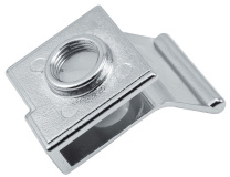 Ручка меб. для стеклянной двери мет. FAM, хром, РП фотография