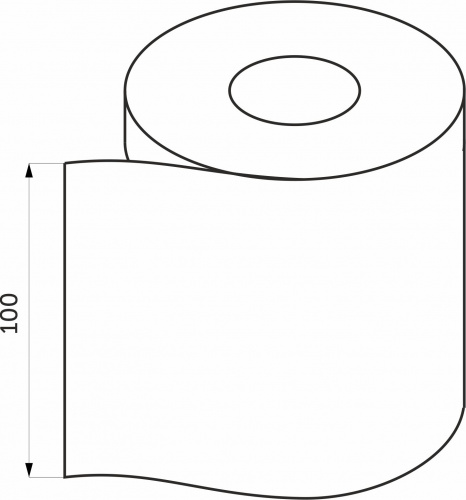 Стретч-пленка первичка ширина 10 см, 23мк, 150 метров_2