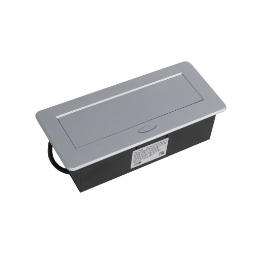 Выдвижной удлинитель Nova USB, 2 розетки, USB A + USB C, алюминий, AKS_3