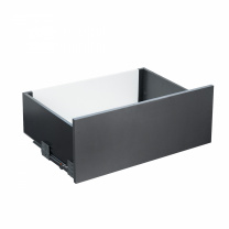 Система ящиков Slimbox Evolution L-300 H=167 графит PUSH TO OPEN ДСП16мм фотография