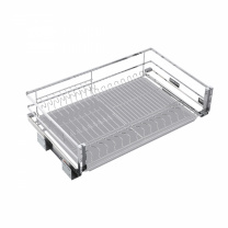 Выдвижная корзина-сушка 600 FLAT LINE нерж.сталь, хром AKS Выдвижная корзина-сушка 600 FLAT LINE нерж.сталь, хром AKS