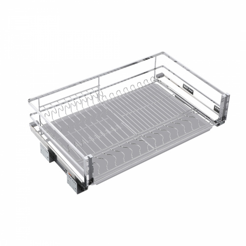 Выдвижная корзина-сушка 800 FLAT LINE нерж.сталь, хром AKS_1