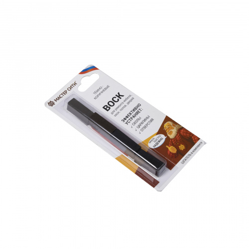 Воск мебельный темно-коричневый мягкий (набор 4 шт) Мастер Сити (со шпателем)_2