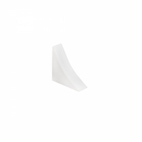 Заглушка ПВХ к плинтусу АР494 белый глянец (201) THERMOPLAST фотография