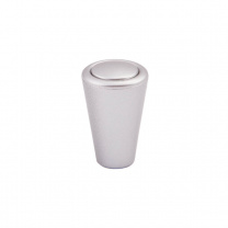 Ручка меб. кнопка пластик. PK03/K3 металлик AKS фотография