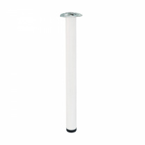 Опора меб. круглая d60 h820, белый M12 AKS фотография