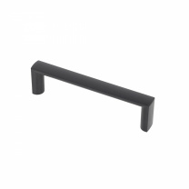 Ручка меб. скоба пластик. PS155/S155 96 черный матовый AKS фотография