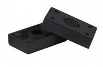 Опора меб. пласт. B-01 h20 регул. чёрный AKS Опора меб. пласт. B-01 h20 регул. чёрный AKS