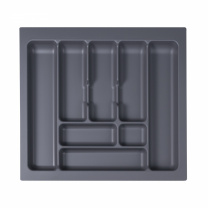 Лоток для столовых приборов 600 COMFORT (535*490), графит РП (толщина 2мм) Лоток для столовых приборов 600 COMFORT (535*490), графит РП (толщина 2мм)