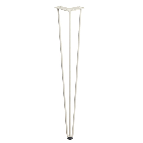 Опора меб. FLASH h715, слоновая кость AKS_1