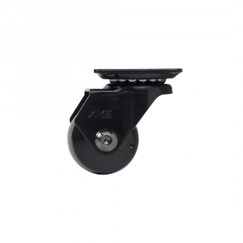 Колесо меб. ORION d35 h50 с площадкой, черный AKS_3
