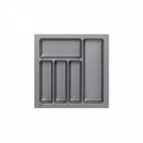 Лоток для столовых приборов 500 LINER 435*430, серый AKS