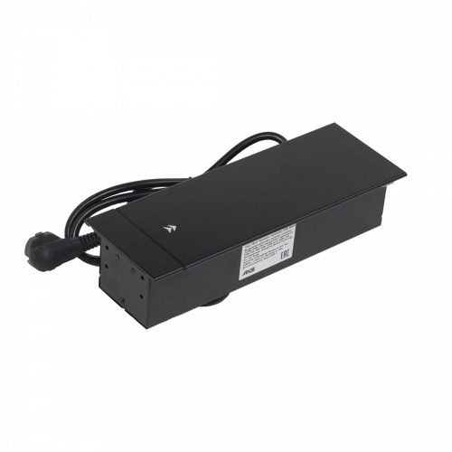 Выдвижной удлинитель Hollander, 2 розетки, 2xUSB, HDMI, LAN, черный AKS_1